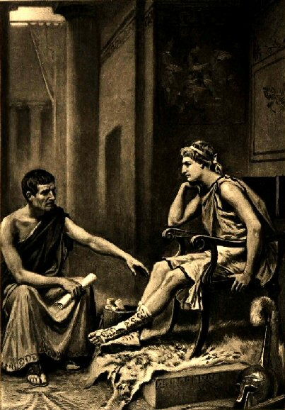 Picture Of Alexander The Great And Aristotle