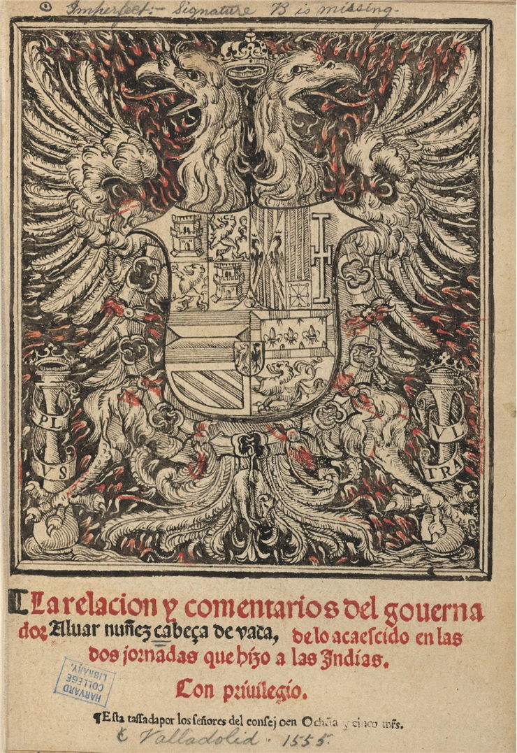 Picture Of Cabeza De Vaca Title From Page 1555