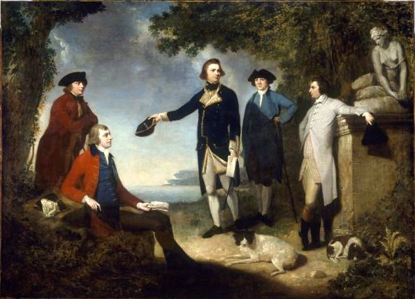 Picture Of Captain James Cook First From Left To Right