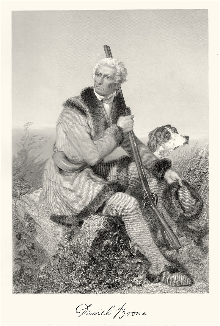 Picture Of Daniel Boone Famous Explorer