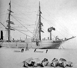 Picture Of Ernest Shackleton Expedition Ship Discovery In Antarctic
