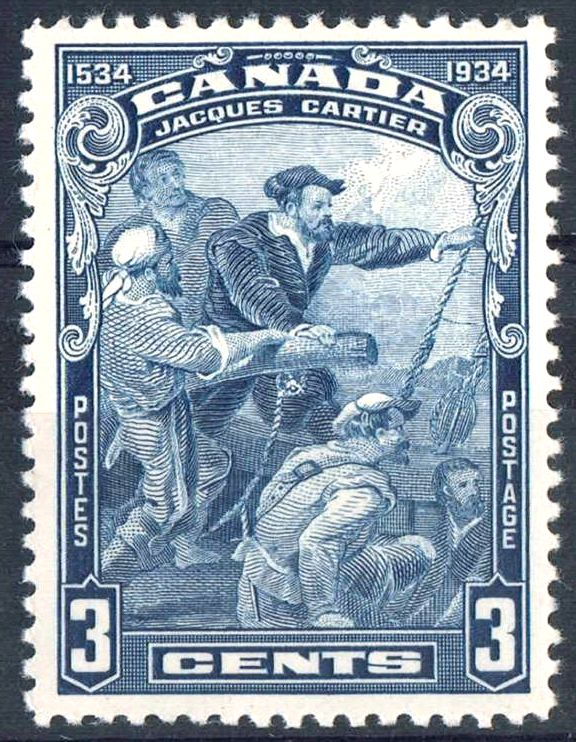 Picture Of Jacques Cartier Stamp 1934