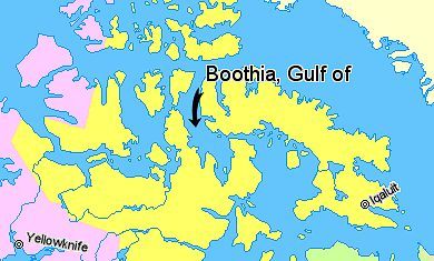 Picture Of John Ross Map Of The Gulf Of Boothia