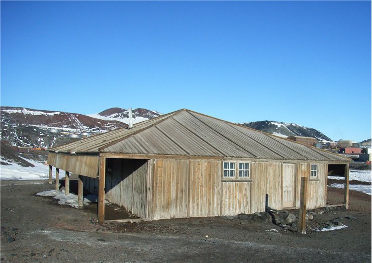 Picture Of Robert Falcon Scott Hut Remaining From The Discovery Expedition