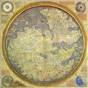 Picture Of The Fra Mauro Map 1459