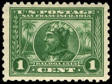 Picture Of Vasco Nunez De Balboa On One Cent 1913