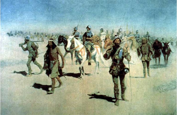 Picture Of Francisco Vazquez De Coronado Sets Out To The North