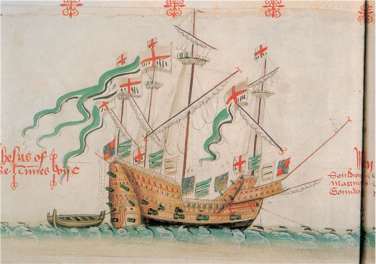 Picture Of John Hawkins The Carrack Jesus Of Lubeck