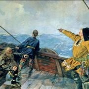 Picture Of Leif Erikson Discovers North America