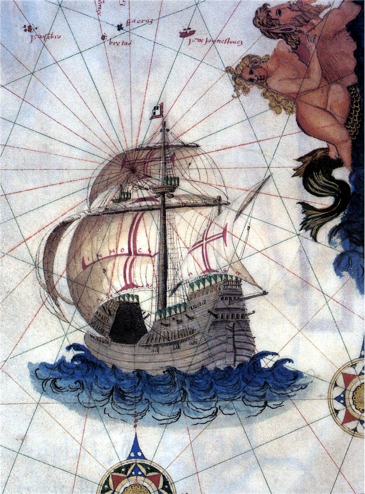 Picture Of Pedro Alvares Cabral The Nau Carrack
