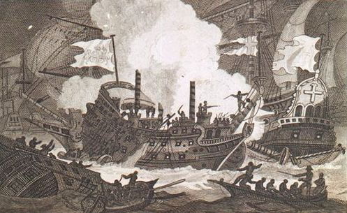 Picture Of Richard Grenville Gallant Defence Of The Revenge
